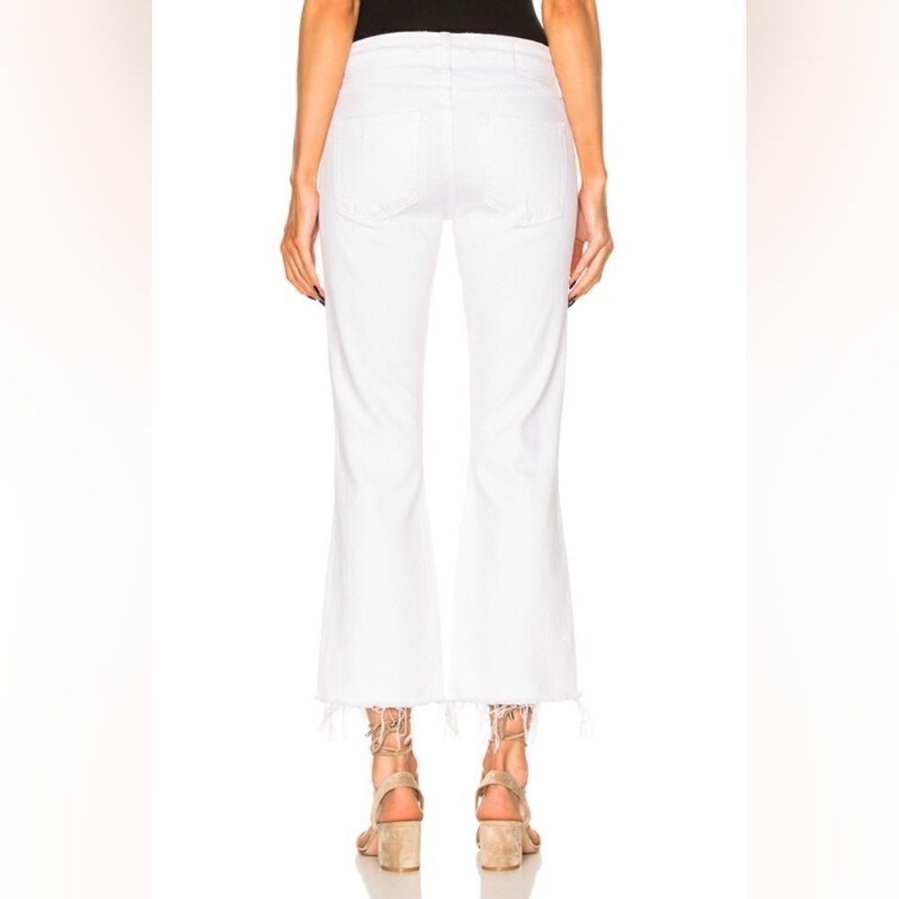 AMO White Kick Drop Jeans In Sea Salt Size 26 - Picture 2 of 8